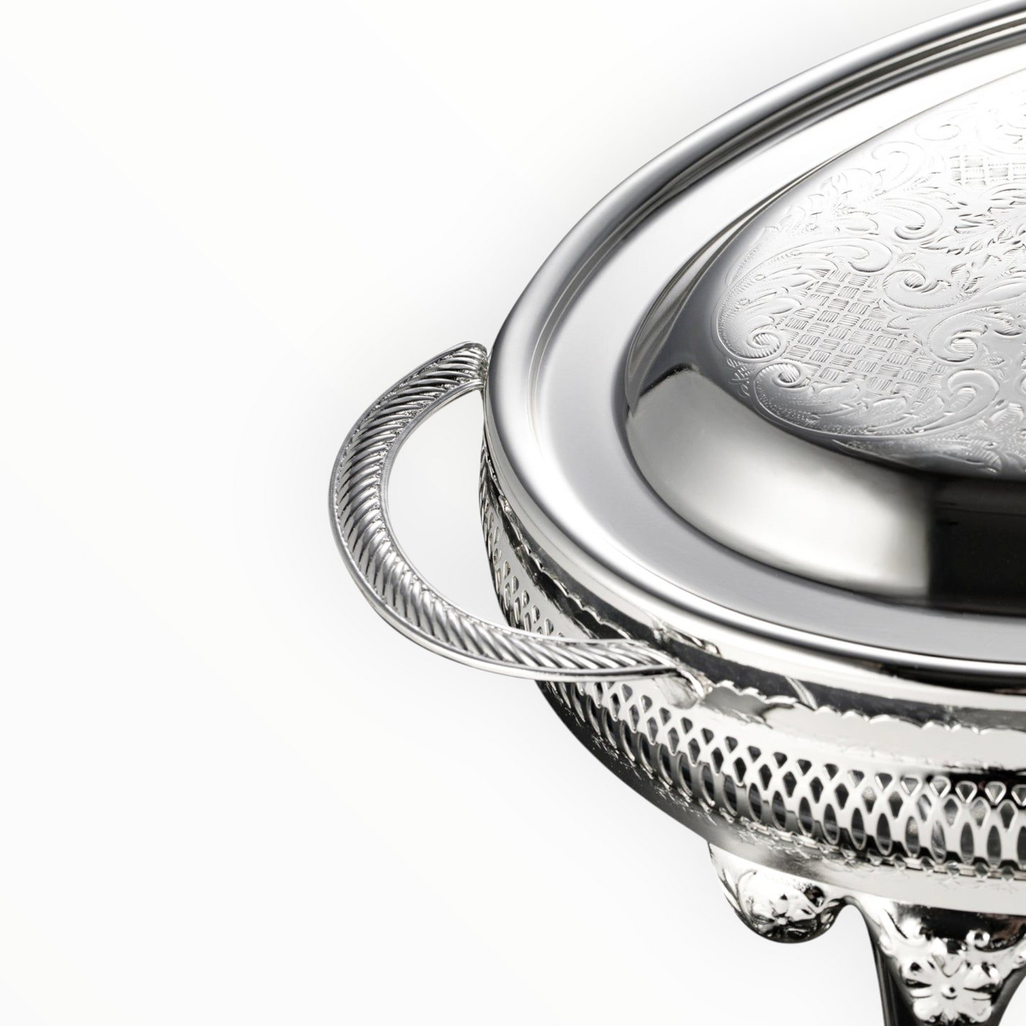 Silverplated Large Oval oblong Casserole warmers with lid