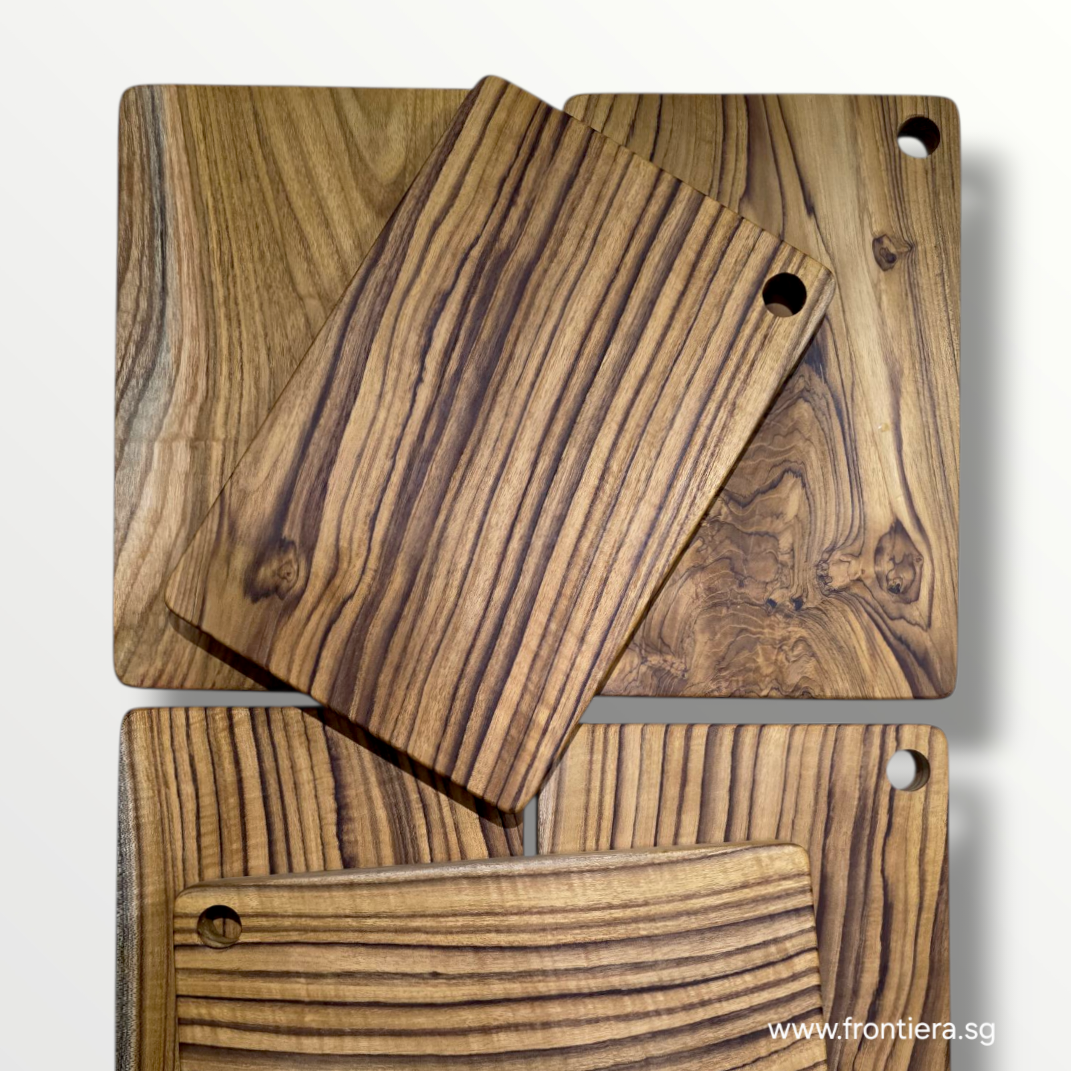 Teakwood Cutting Board 300mm + Custome Engraving (Optional)