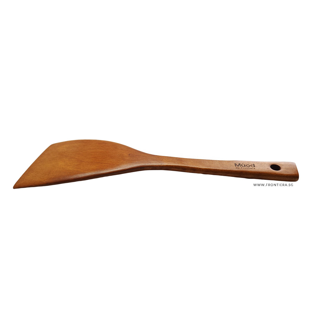 Natural Ottchil Lacquer Wooden Large Triangle Spatula L 290mm