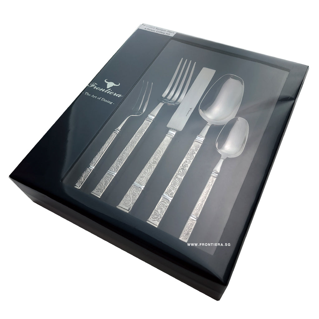 Baroque Cutlery Set of (2/4-Person Set) 𝟏𝟓% 𝐎𝐅𝐅