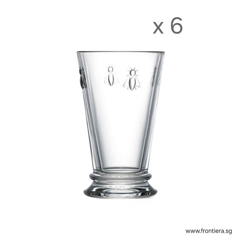 Abeille Bee (Set of 6) Long Drink Glass Ø85xH138mm, 310ml