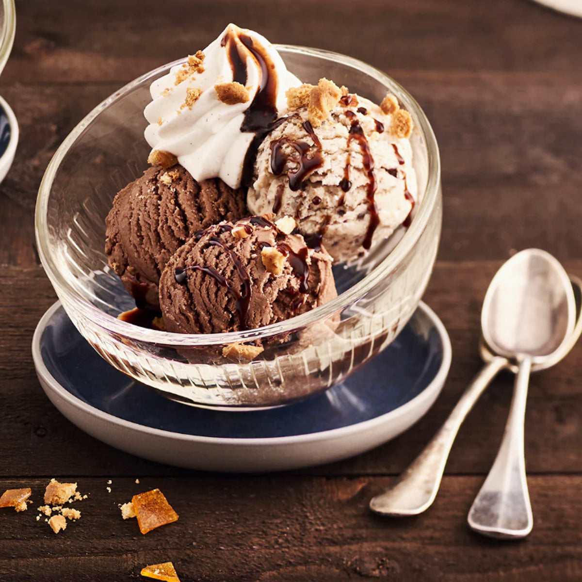 Ouessant Coupe Set of 6 Ice Cream Bowl Glass Ø120xH90mm, 130ml