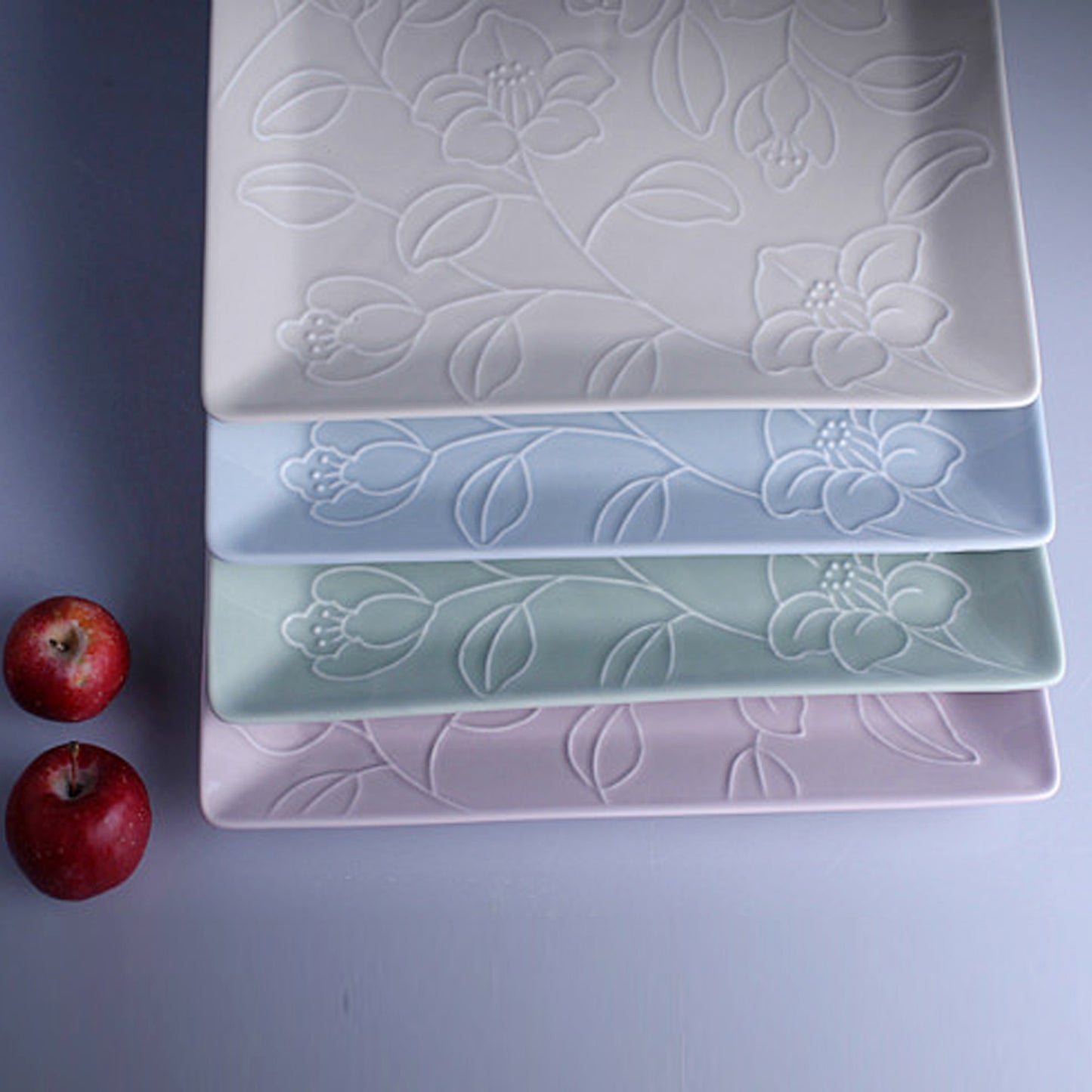 Refreshing Square Dinner/Sharing Plate 280mm (Sky Blue Color) ๐ญ ๐ฃ๐น๐๐ ๐ญ
