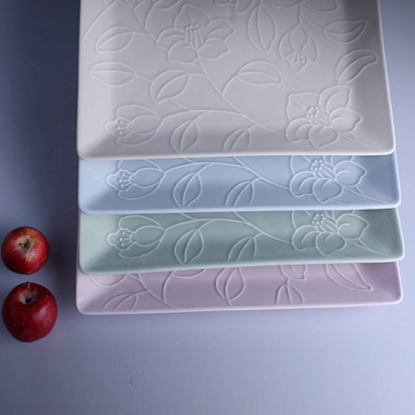 Refreshing Square Dinner/Sharing Plate 280mm (Mint Color)๐ญ ๐ฃ๐น๐๐ ๐ญ