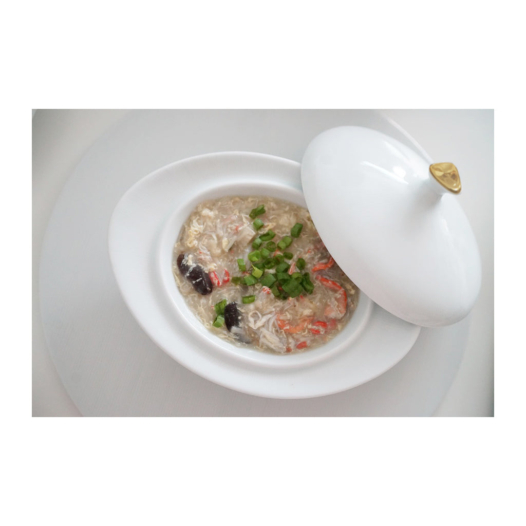 22.5cm Gratin Dish Plate with Gold handle Lid
