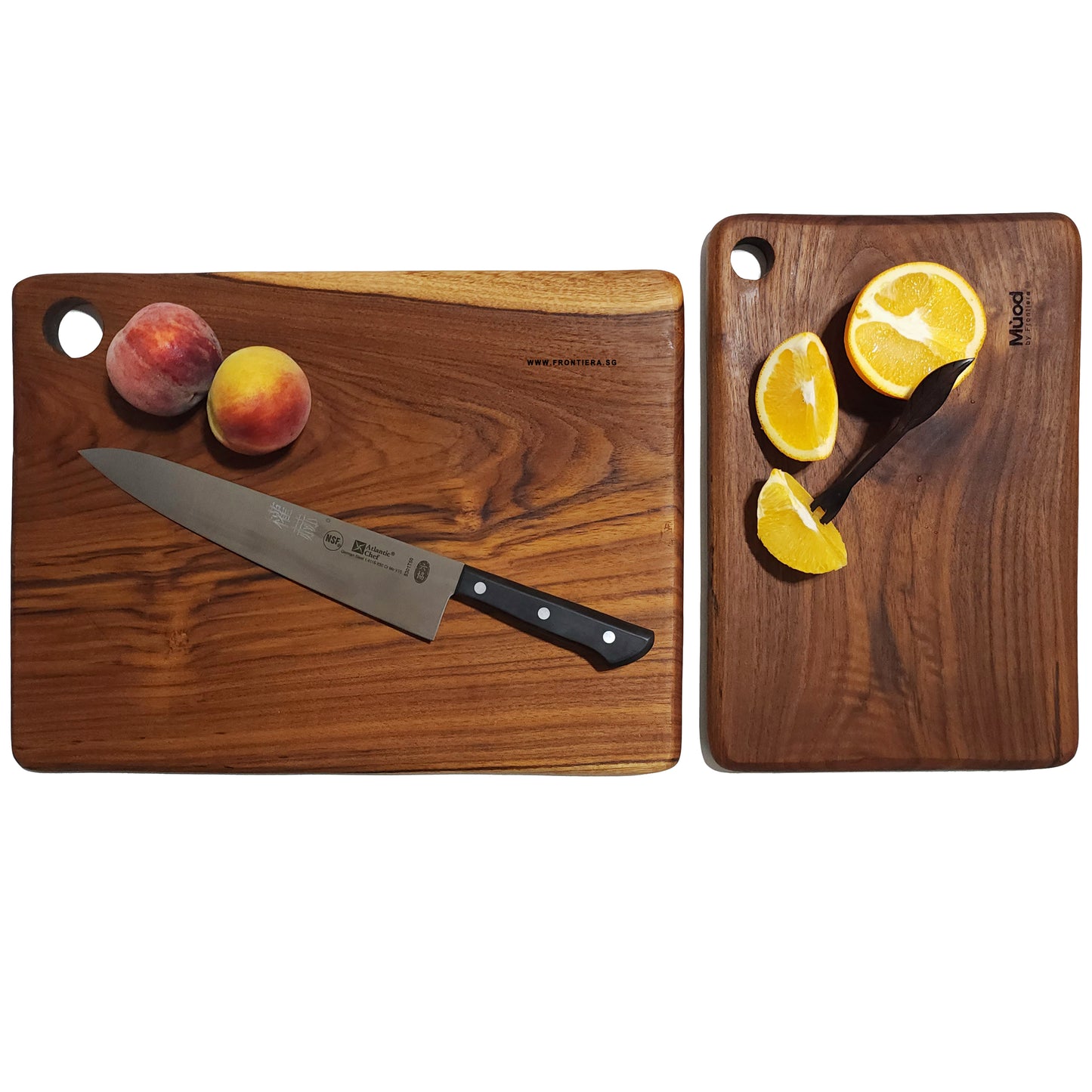 Teakwood Cutting Board 330mm + Custome Engraving (Optional)