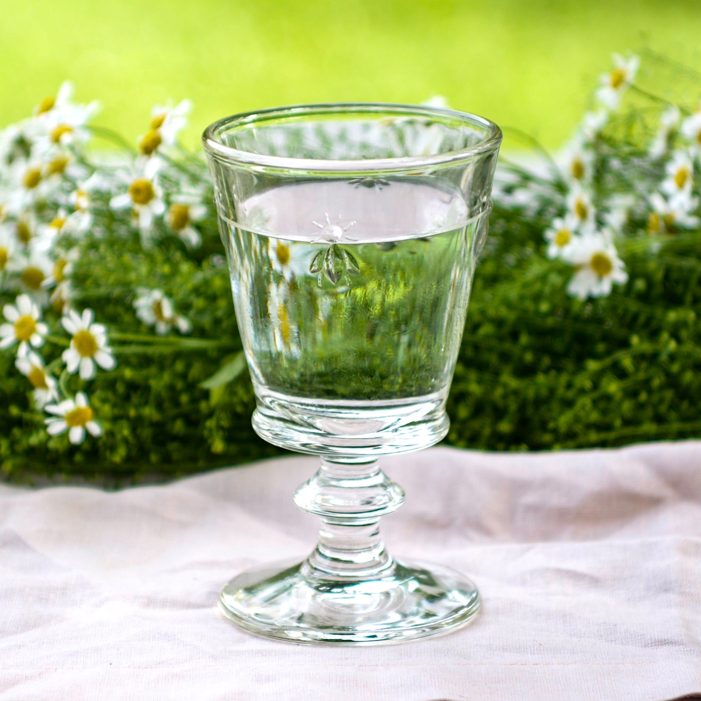 Abeille Bee Tumbler glass & Goblet Glass 8Pcs Set