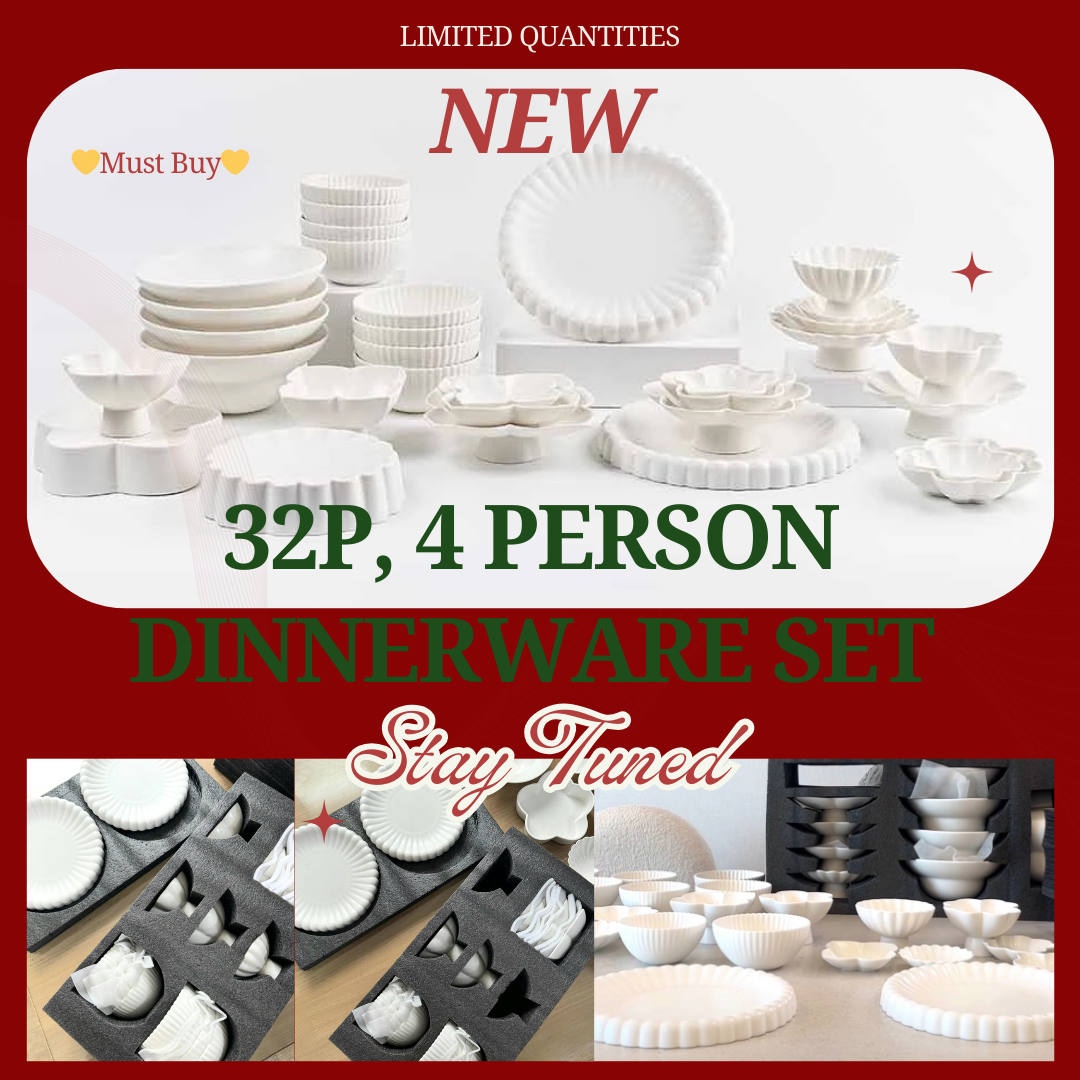 32P Casamutti Bouquet 4-Person Dinnerware Set