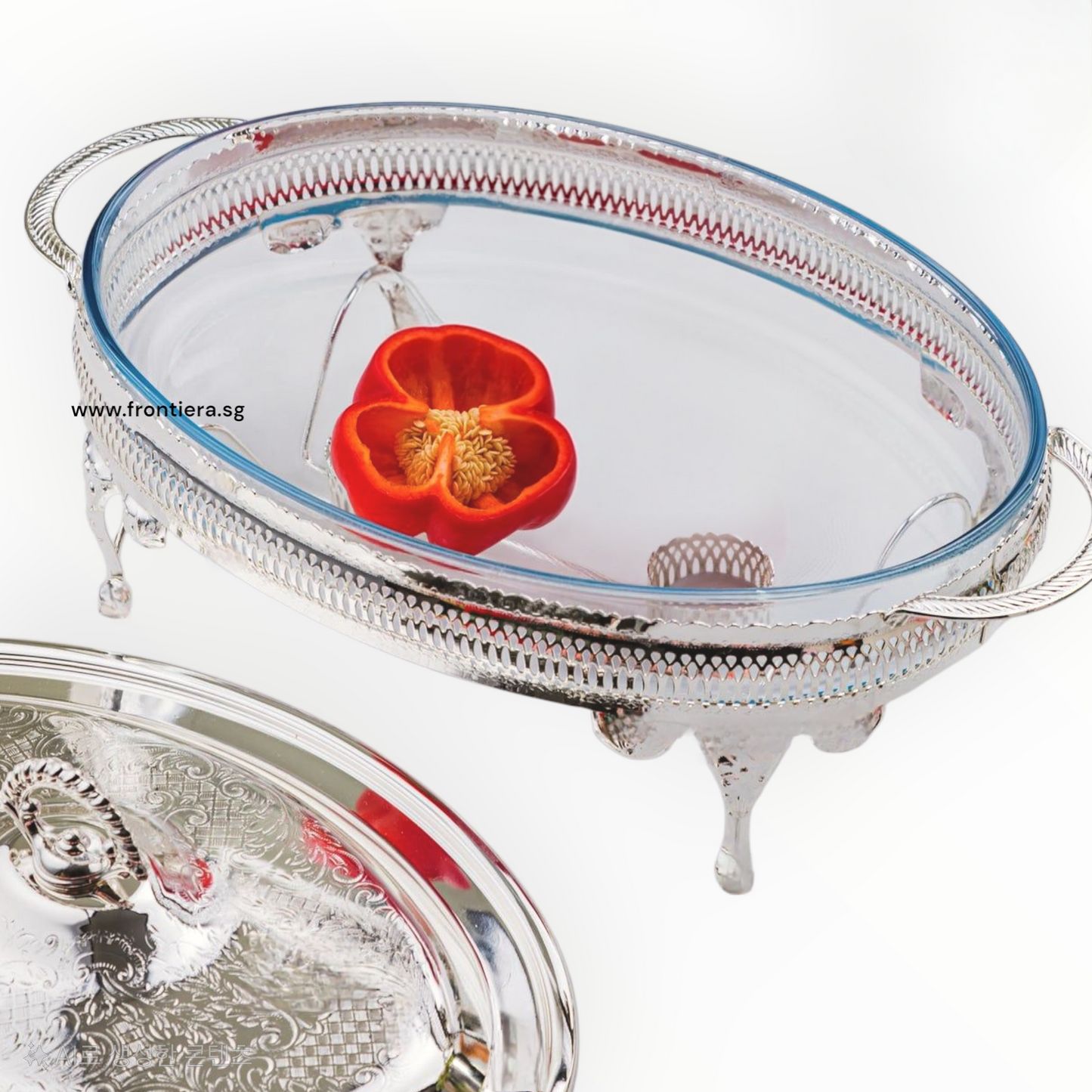 Silverplated Large Oval oblong Casserole warmers with lid