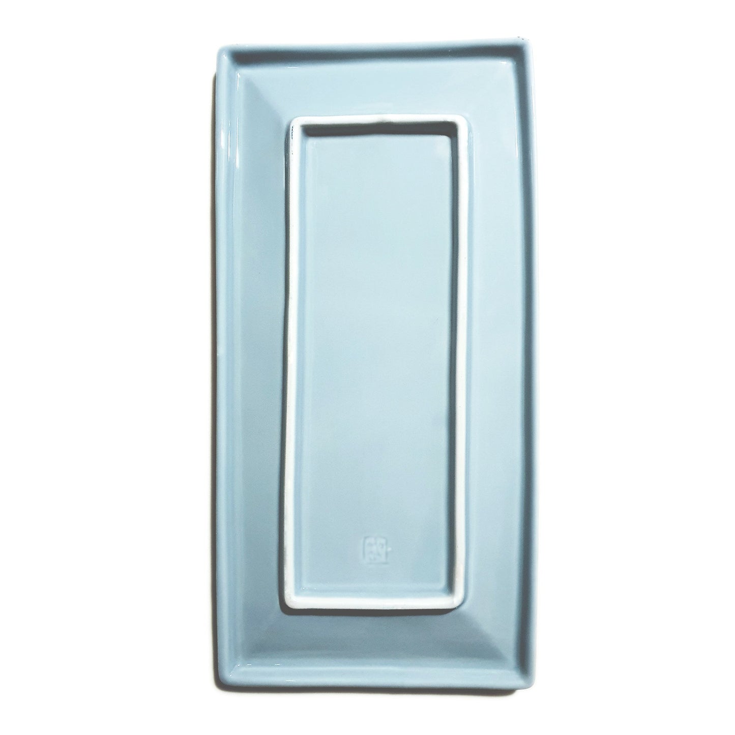 Refreshing Rectangular Plate 300mm (Sky Blue Color)๐ญ ๐ฃ๐น๐๐ ๐ญ
