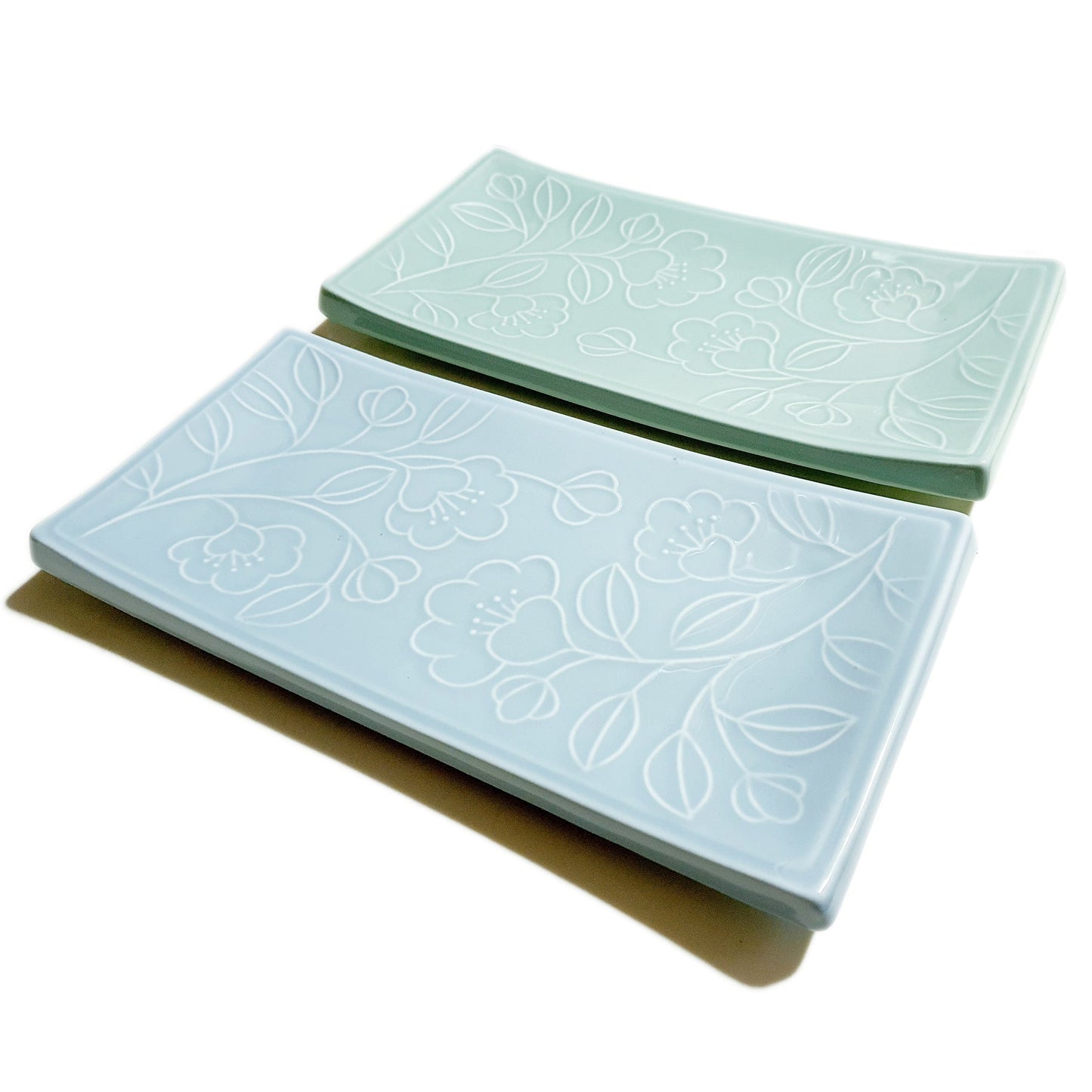 Refreshing Rectangular Plate 300mm (Sky Blue Color)๐ญ ๐ฃ๐น๐๐ ๐ญ