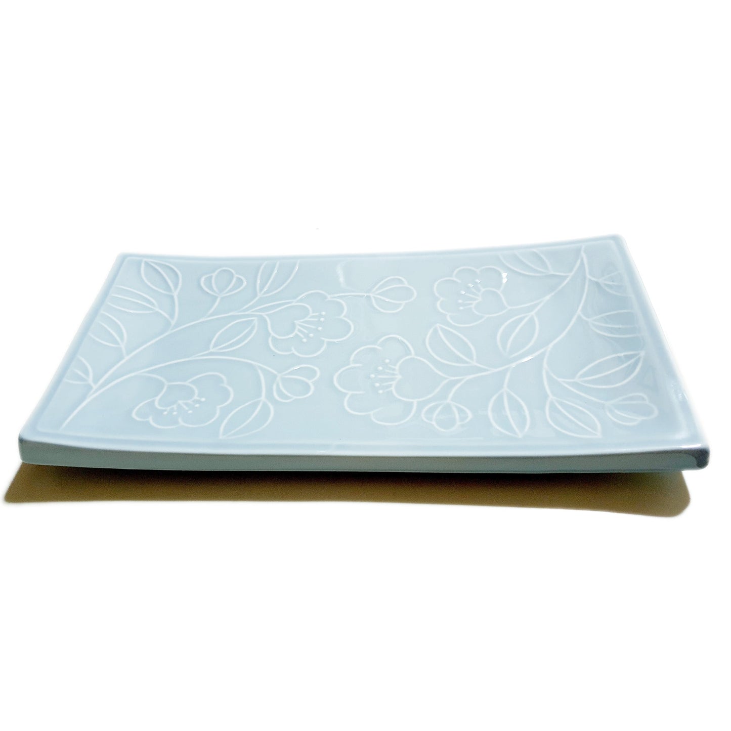 Refreshing Rectangular Plate 300mm (Sky Blue Color)๐ญ ๐ฃ๐น๐๐ ๐ญ