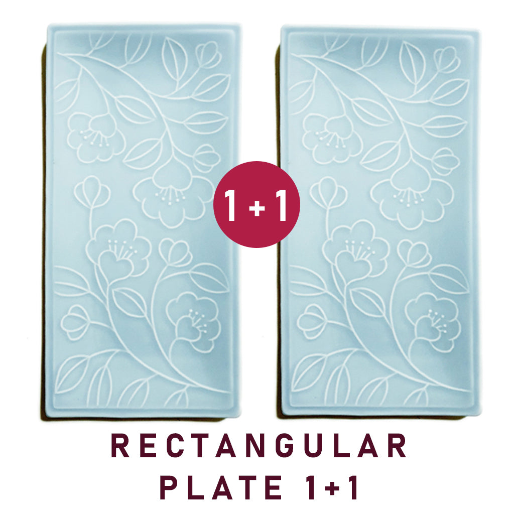 Refreshing Rectangular Plate 300mm (Sky Blue Color)๐ญ ๐ฃ๐น๐๐ ๐ญ