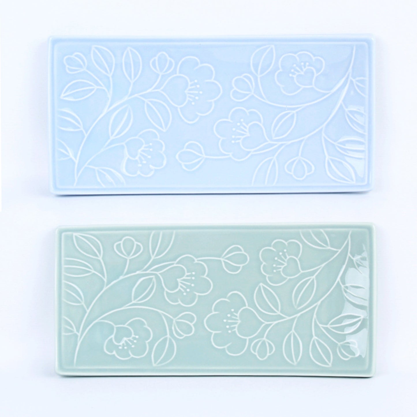 Refreshing Rectangular Plate 300mm (Sky Blue Color)๐ญ ๐ฃ๐น๐๐ ๐ญ