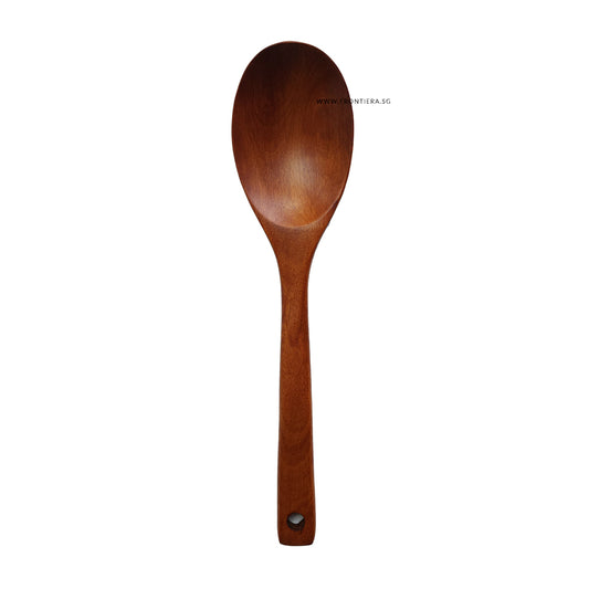 Natural Ottchil Lacquer Wooden Multi Purpose Oval Spoon 275mm