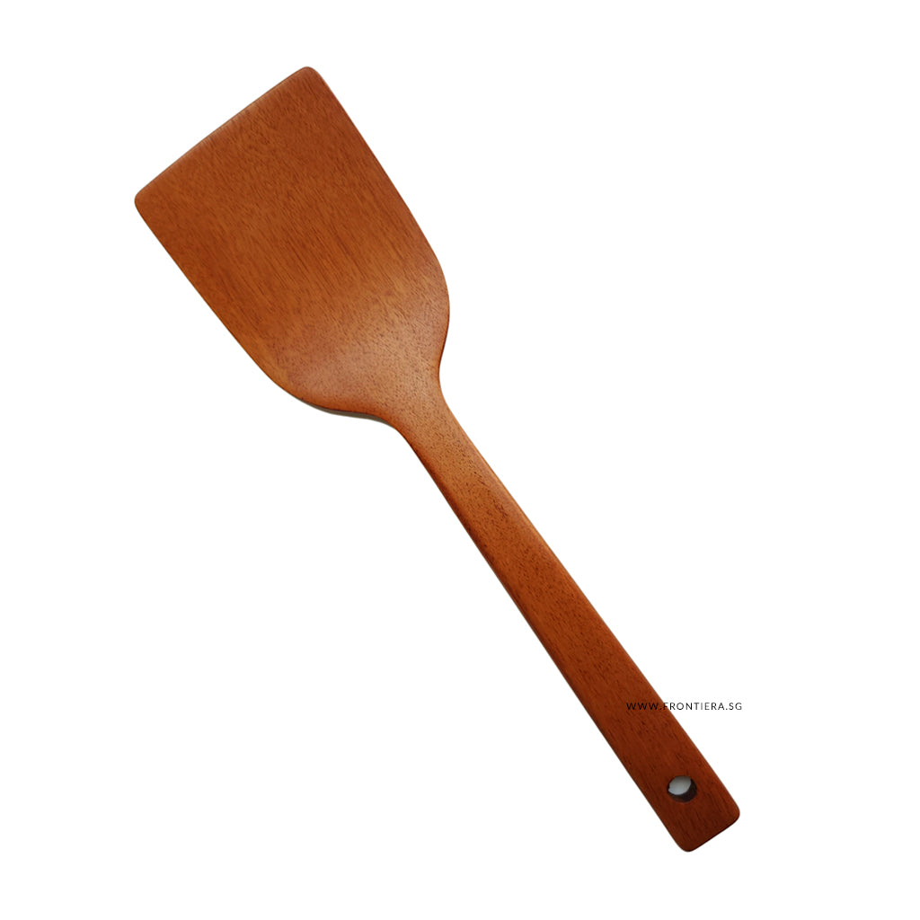 Natural Ottchil Lacquer Wooden Large Straight Spatula L 300mm
