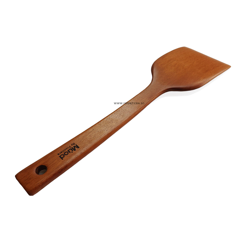 Natural Ottchil Lacquer Wooden Large Straight Spatula L 300mm