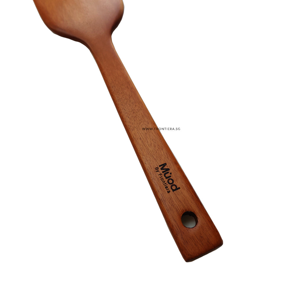 Natural Ottchil Lacquer Wooden Large Straight Spatula L 300mm