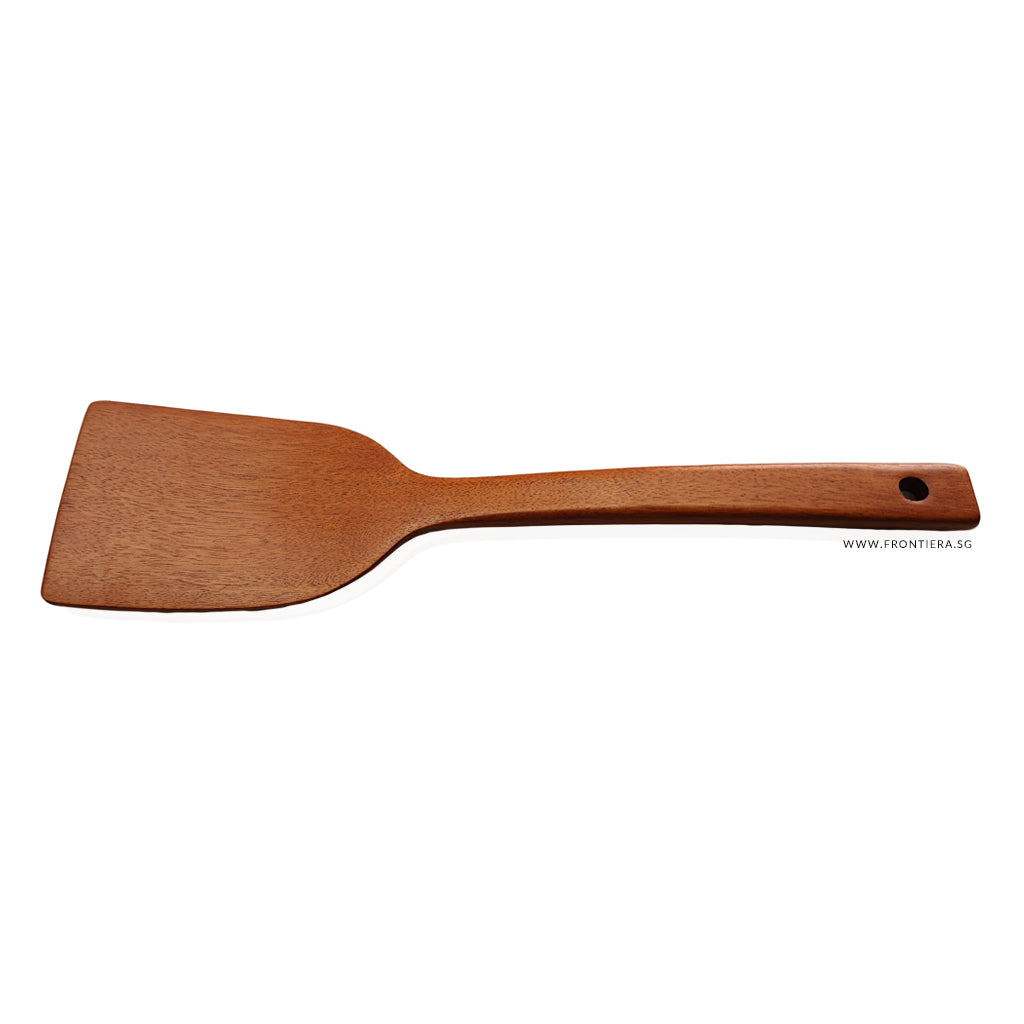 Natural Ottchil Lacquer Wooden Large Straight Spatula L 300mm