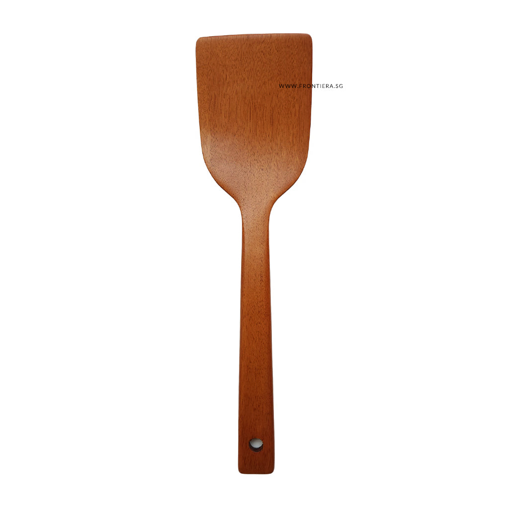 Natural Ottchil Lacquer Wooden Large Straight Spatula L 300mm