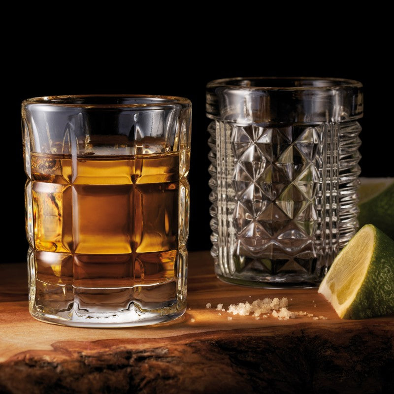 Assorted Design, Shot Glass & Whiskey Glass 8Pcs Set