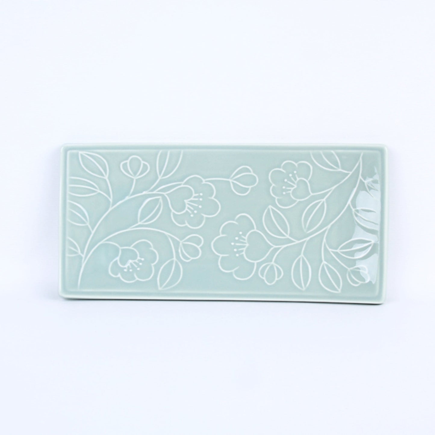 Refreshing Rectangular Plate 300mm (Sky Blue Color)๐ญ ๐ฃ๐น๐๐ ๐ญ