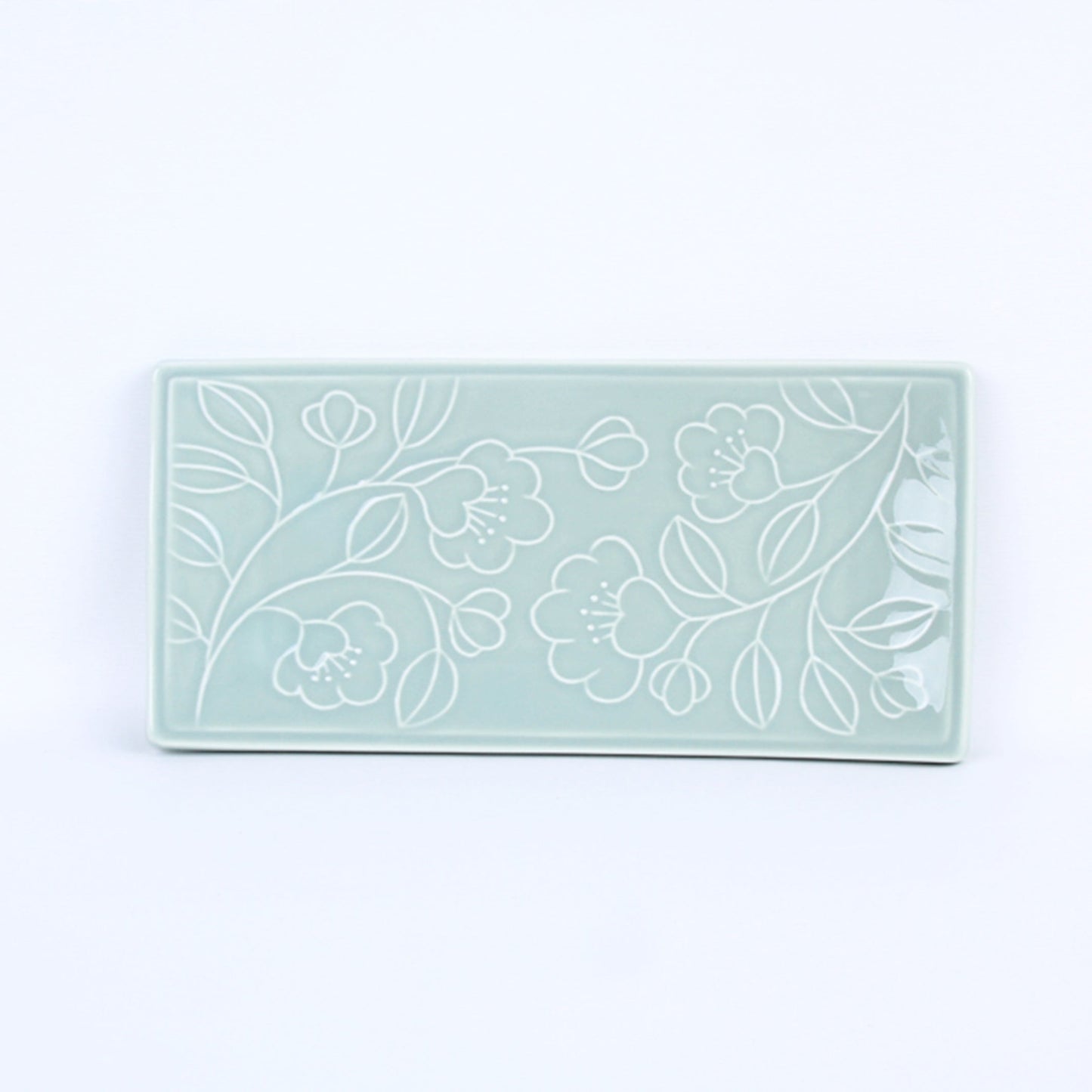 Refreshing Rectangular Plate 300mm (Mint Color)𝟭 𝗣𝗹𝘂𝘀 𝟭