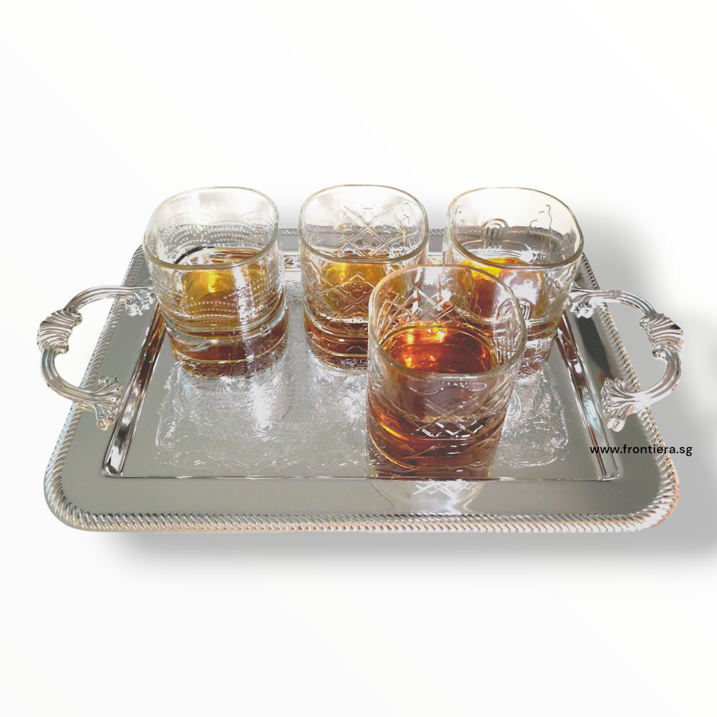 Assorted Design, Shot Glass & Whiskey Glass 8Pcs Set