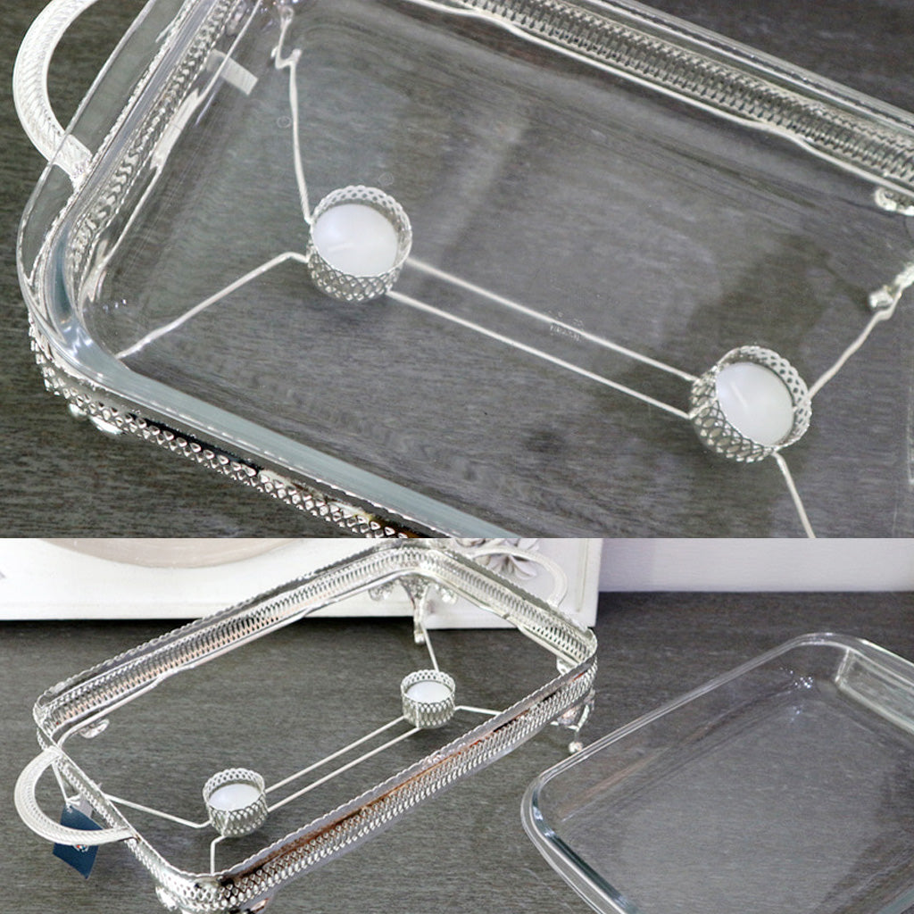 Single Oblong Casserole Lid with Warmers (SOLD OUT)
