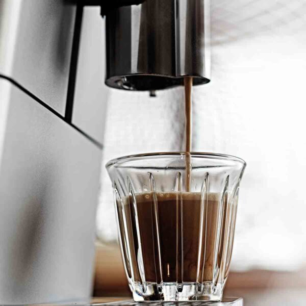Stackable Zinc Set of 6 Espresso Glass Ø63xH68mm, 100ml