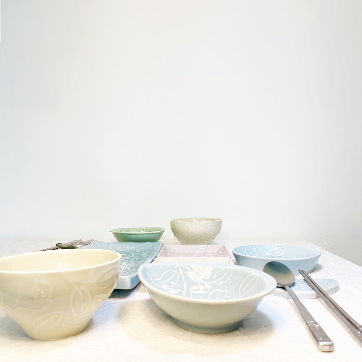 2-Person (10-pcs) Couple Dinnerware Set