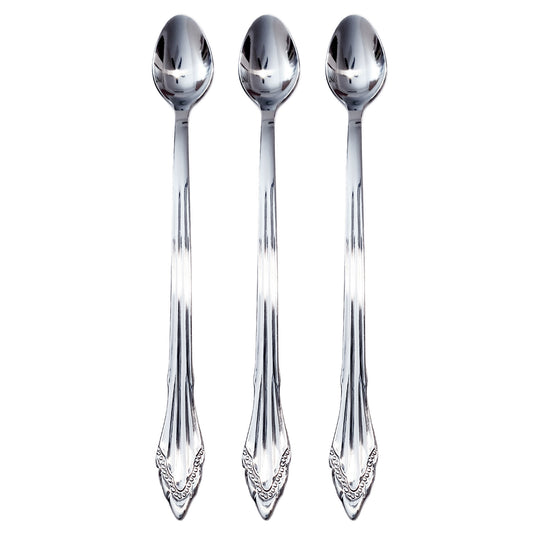 Leaf 3-Pcs Long Drink Spoon Set 198mm