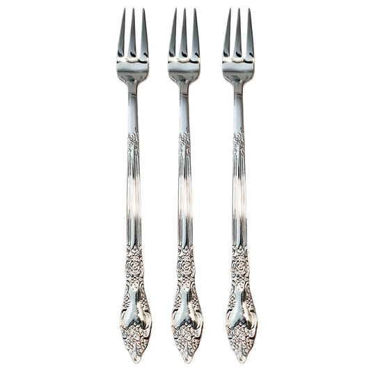 Rose 3-Pcs Long Fruit Fork Set 202mm 𝟑𝟓% 𝐎𝐅𝐅