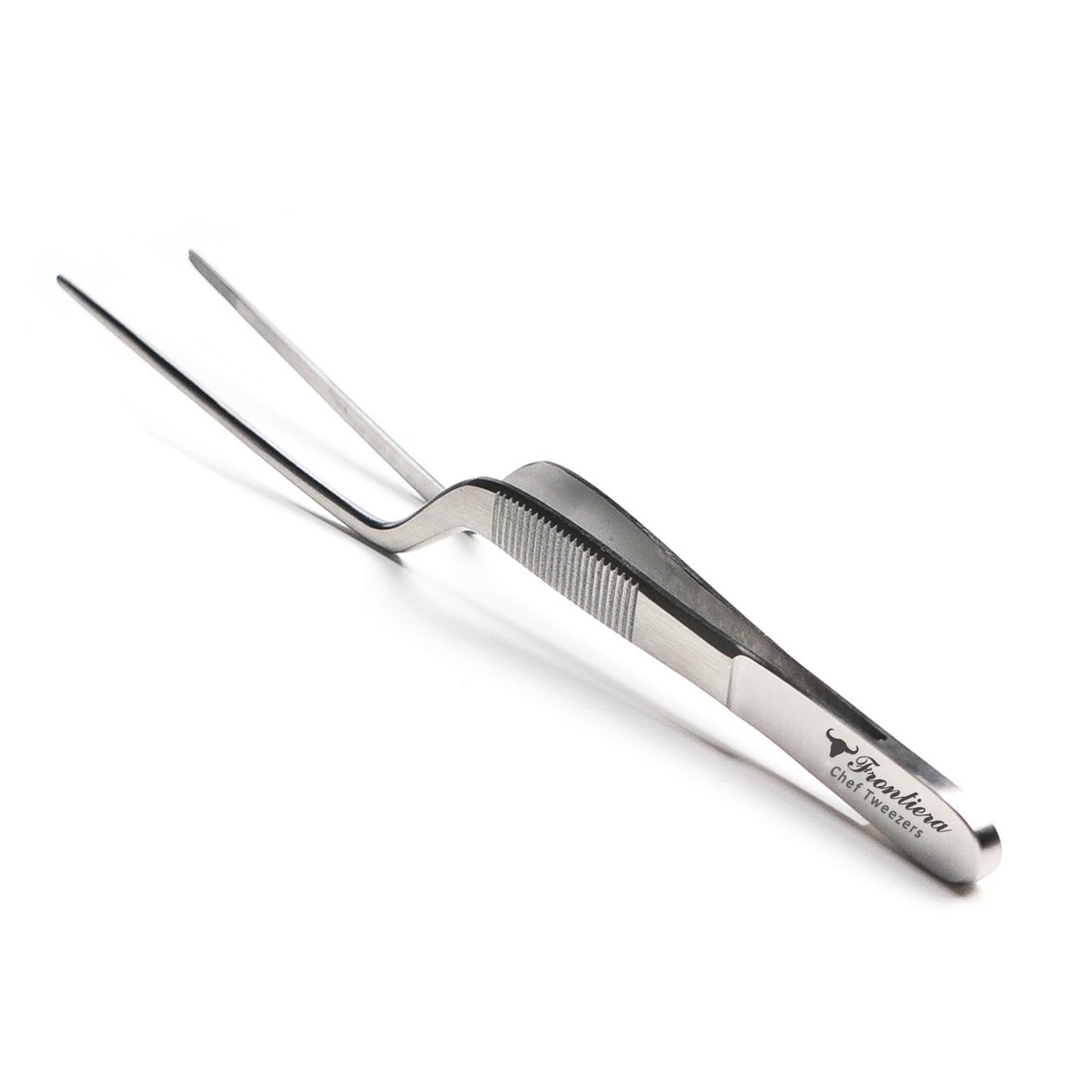 High Precision Offset Chef's Tweezers (20cm/7.87") GREY + Custome Engraving (Optional)