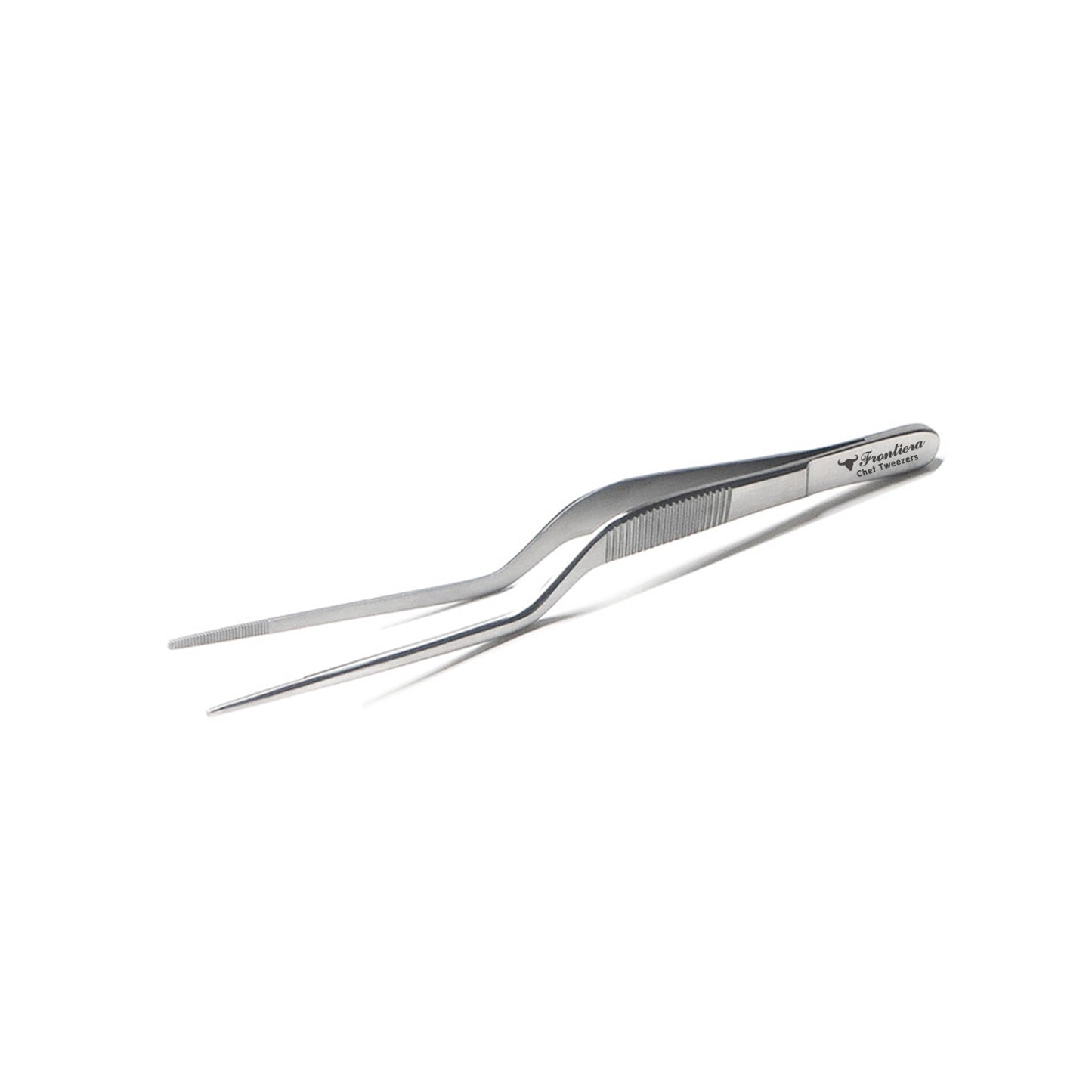 High Precision Offset Chef's Tweezers (14cm/5.5") GREY