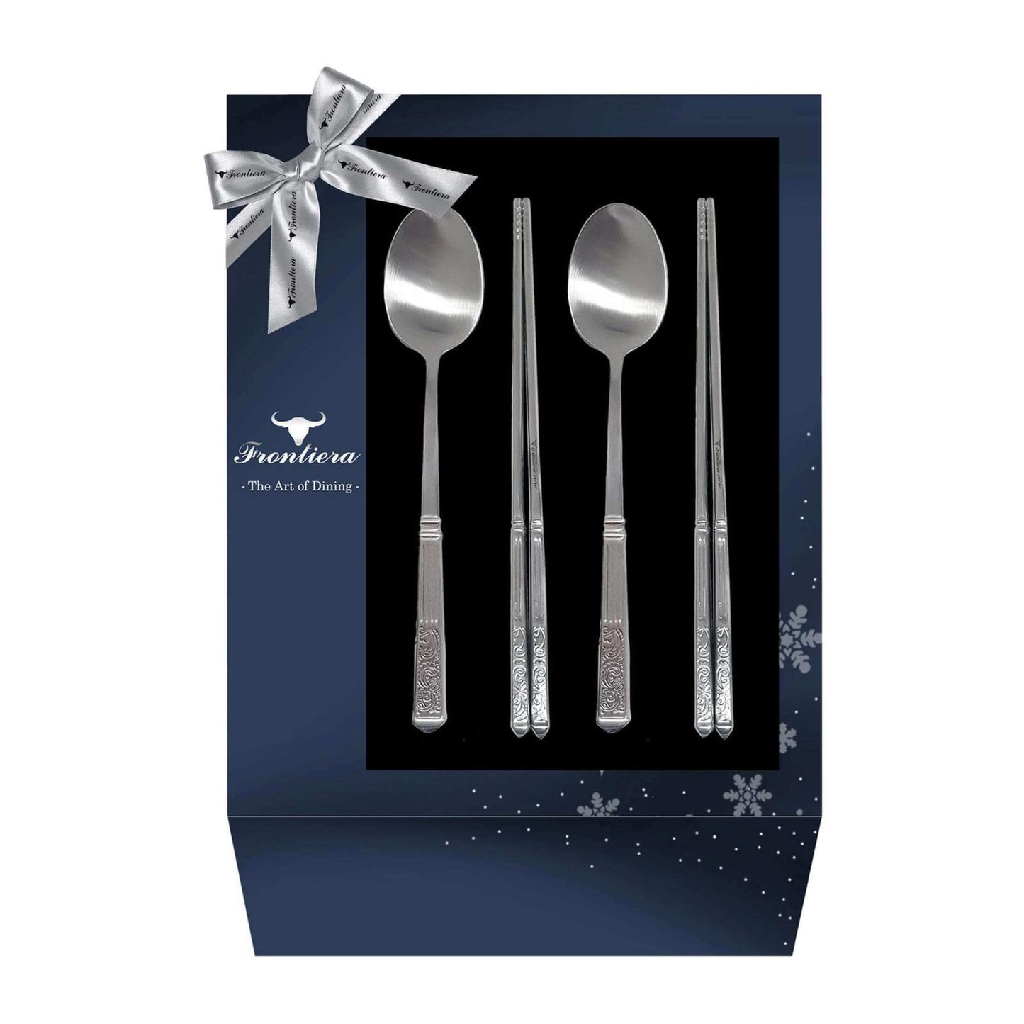 Baroque Oriental (Long Pattern, Satin) Spoon / Chopsticks