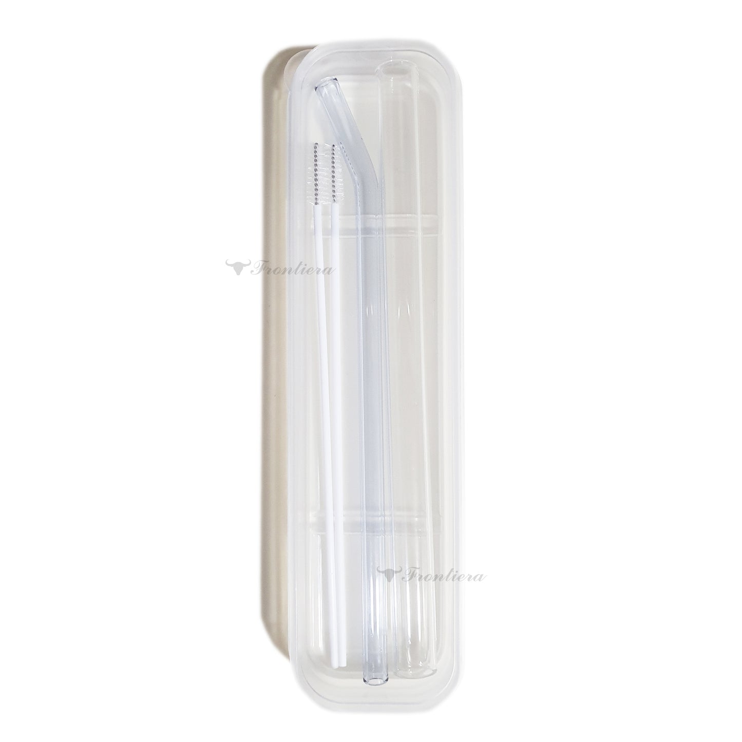 Eco Friendly Glass Straw Set (Purple)
