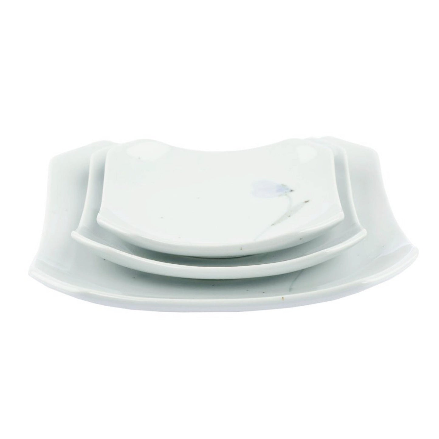 Day Flower Square Salad Plate M (1P/4P-𝟏𝟎% 𝐎𝐅𝐅)