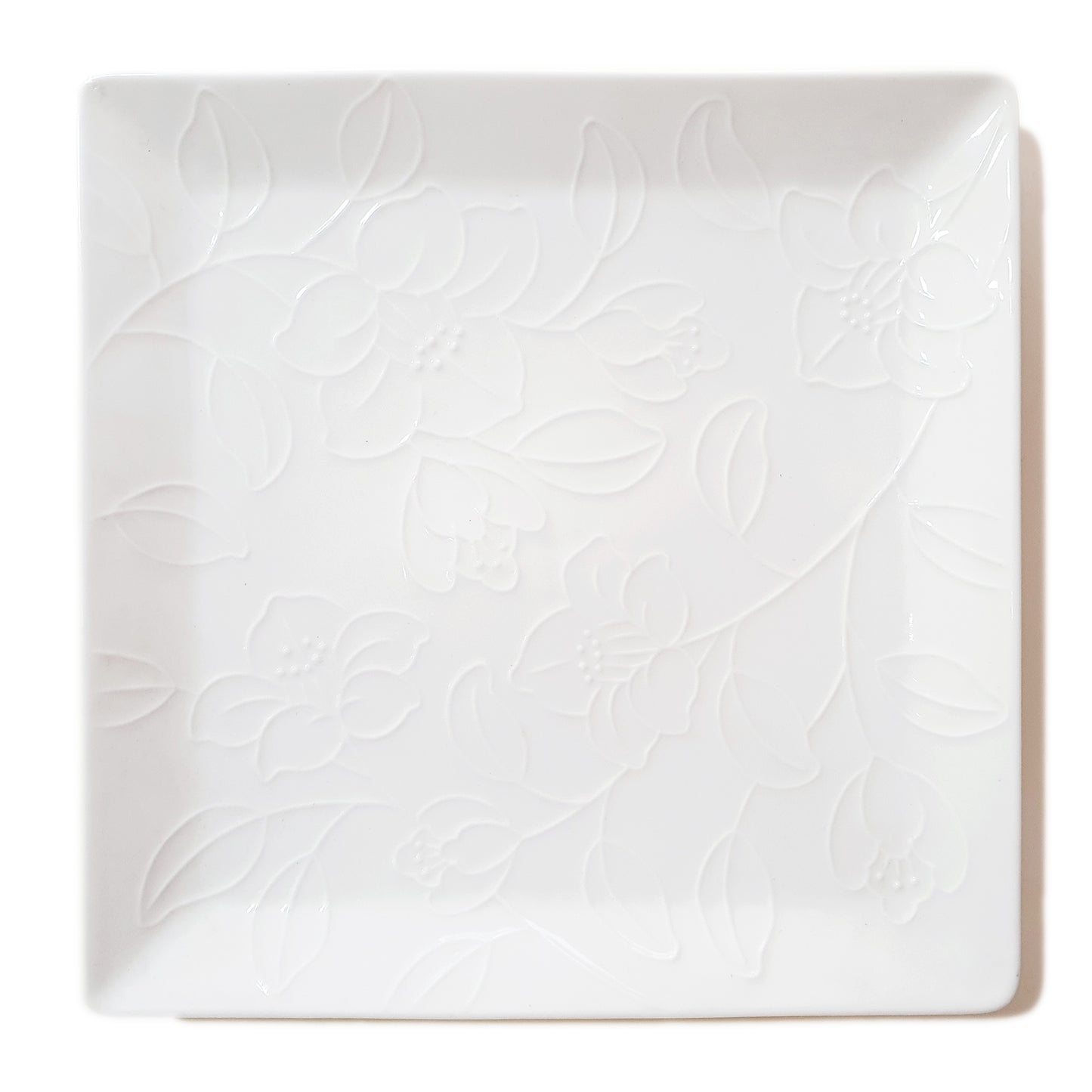 Refreshing Square Dinner/Sharing Plate 280mm (White Color)