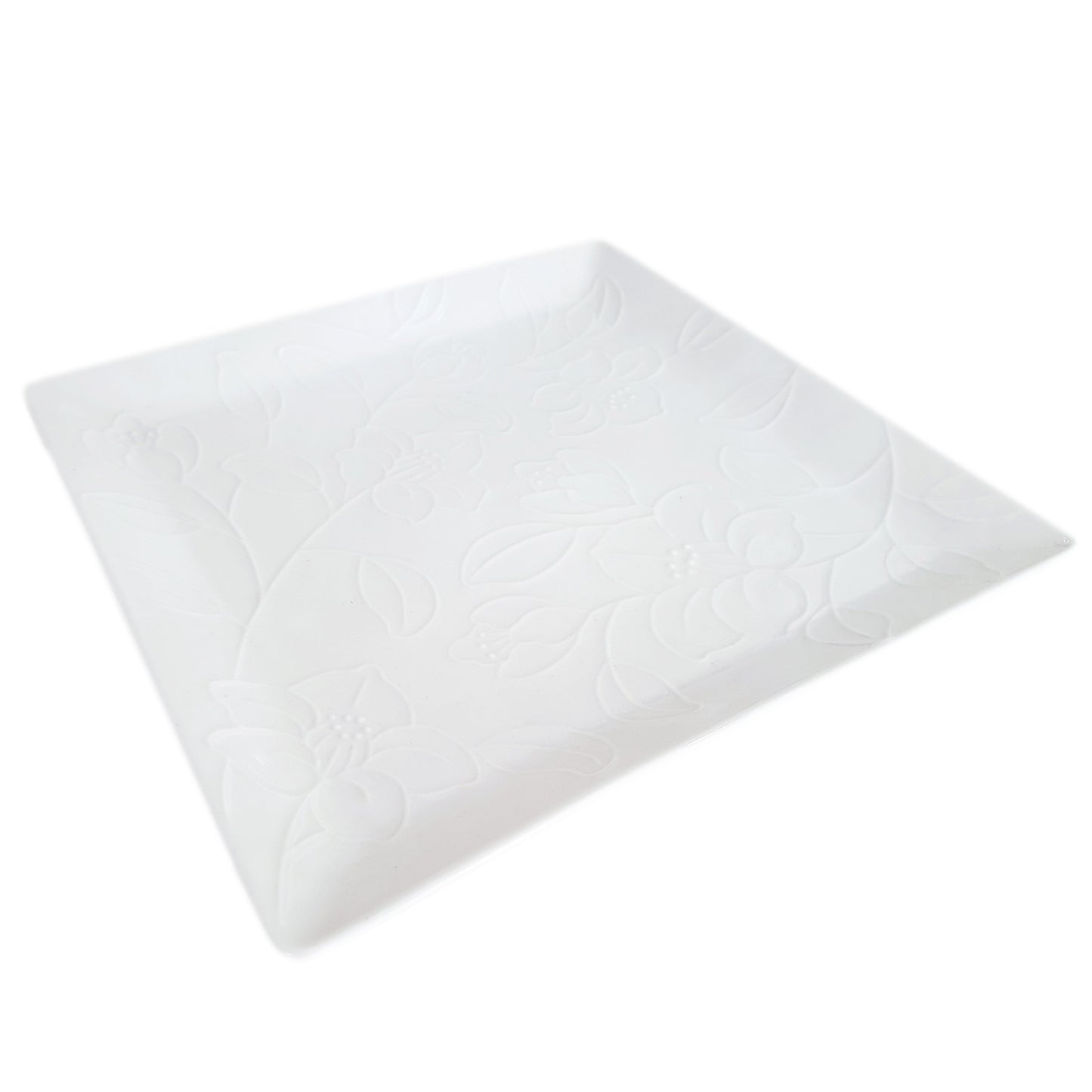 Refreshing Square Dinner/Sharing Plate 280mm (White Color)