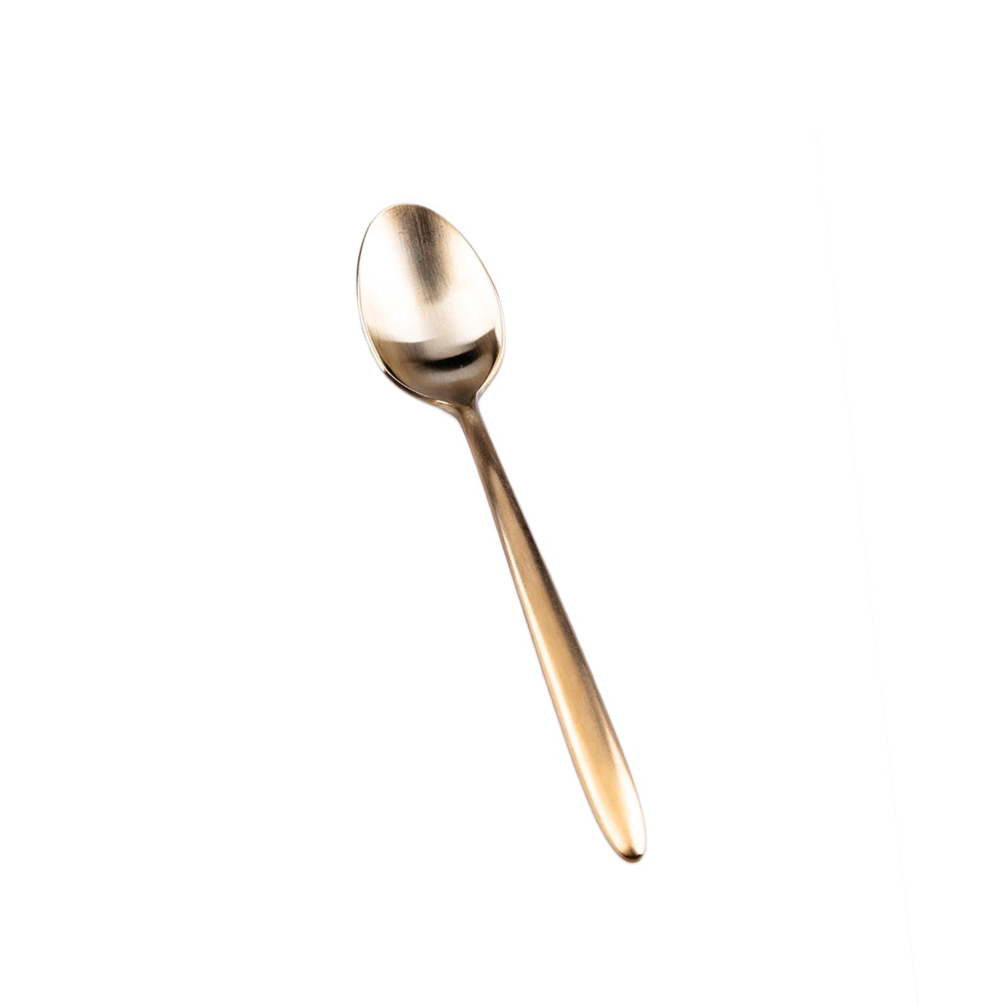 Epic Brushed Full Gold Coffee Spoon