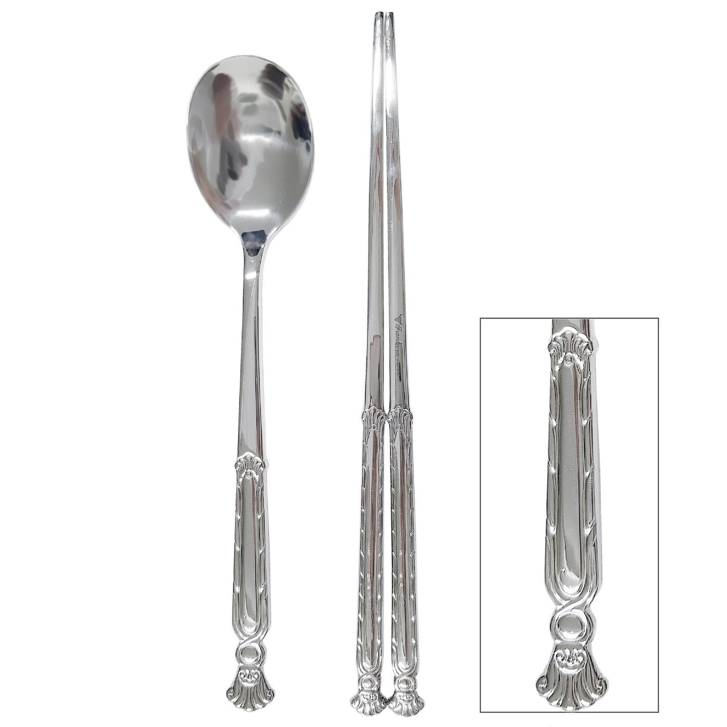 FR2 Oriental Spoon & Chopsticks Set