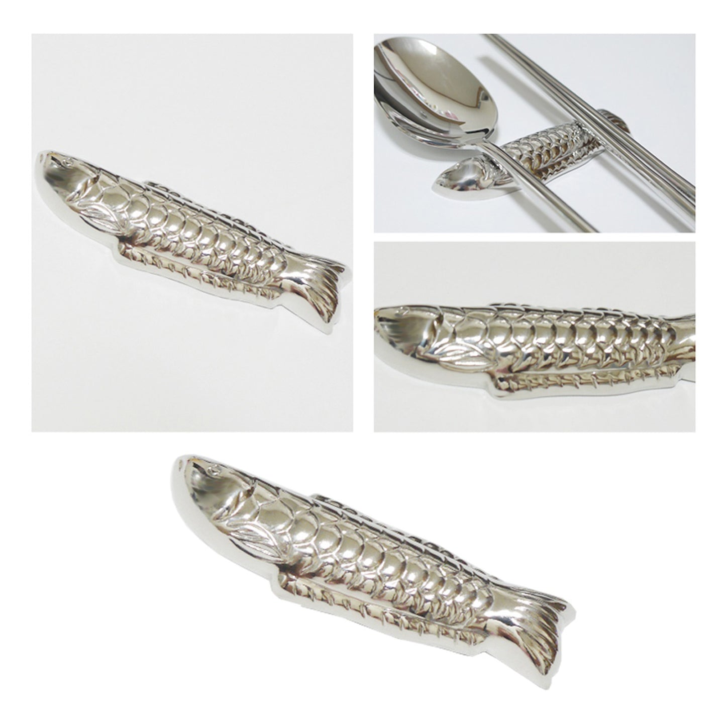 Fish Chopstick Rest (Mirror) 75mm