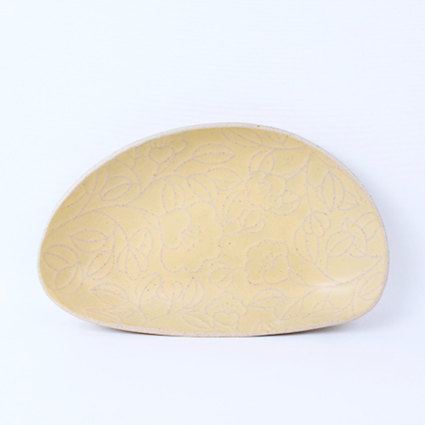 Half moon Plate 270mm -Pastel Yellow