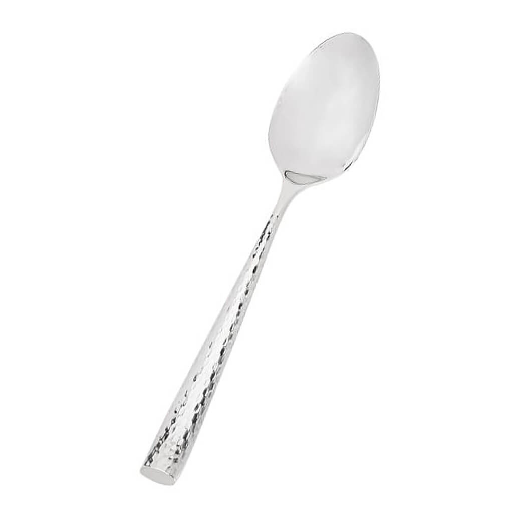 Hammered Serving Spoon and Fork