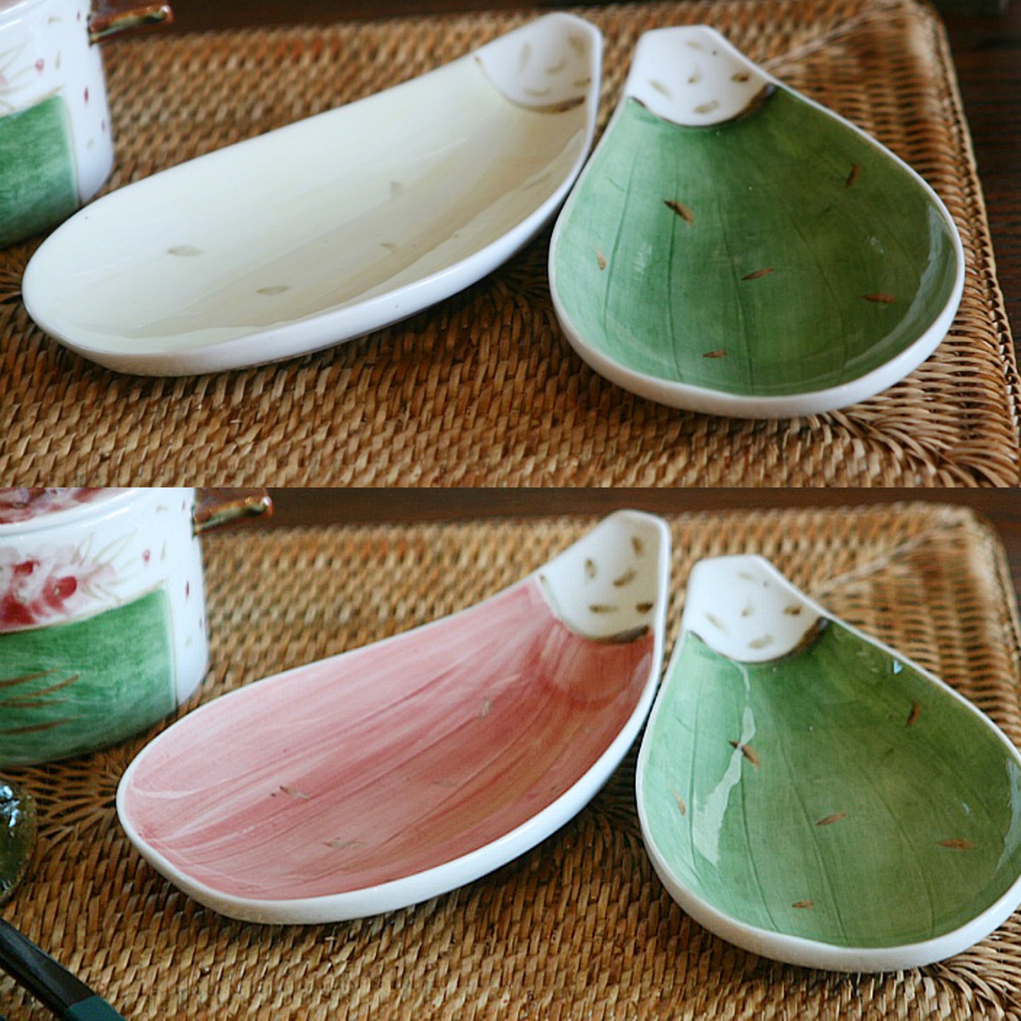 Flower Petal Appetizer Plate 185mm (Sky)