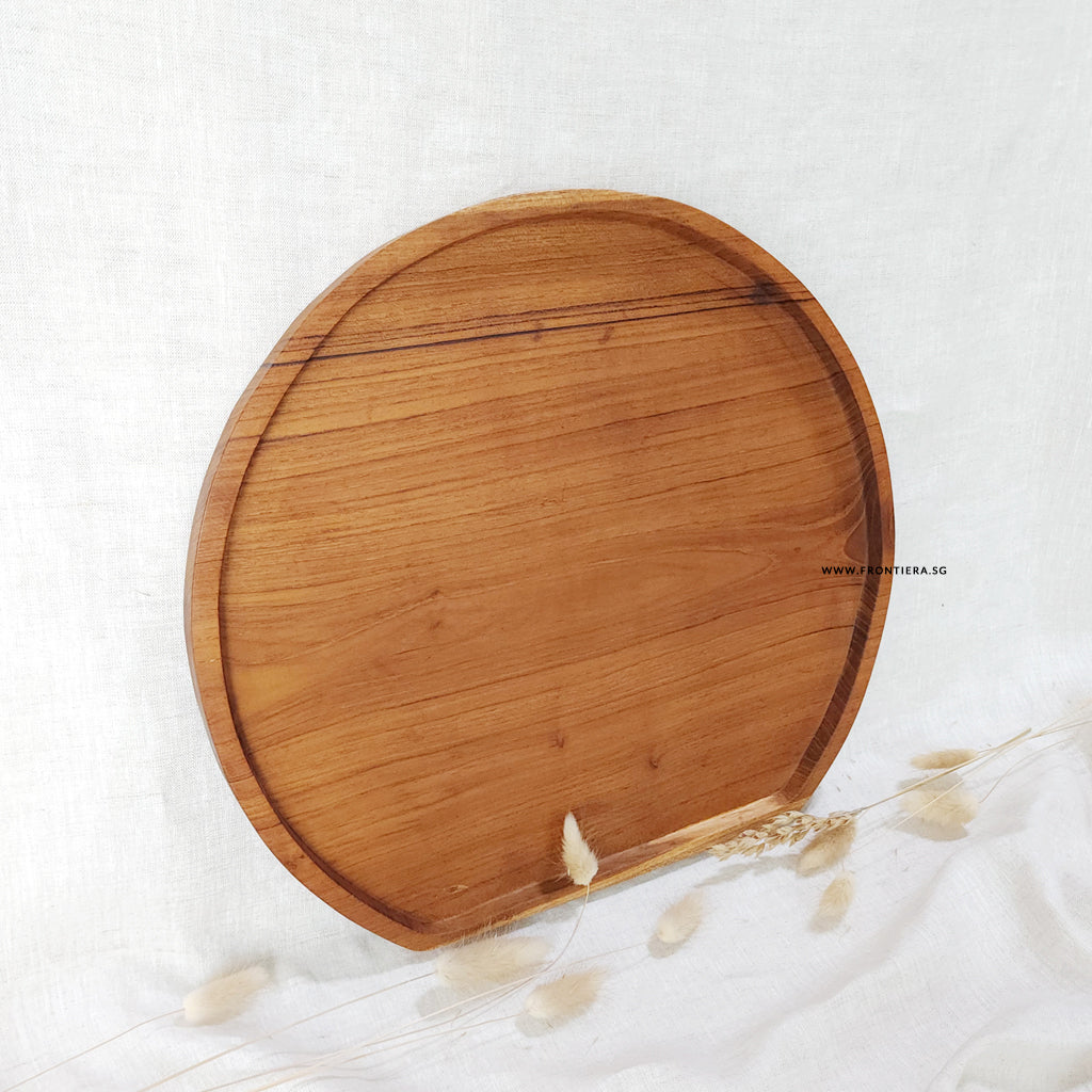Moon Tray | Teakwood Serving Tray