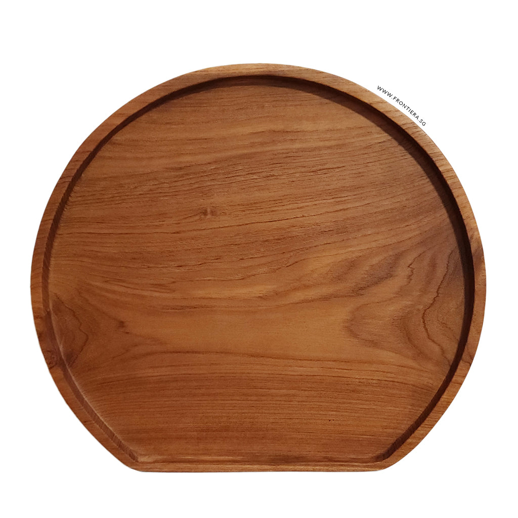 Moon Tray | Teakwood Serving Tray