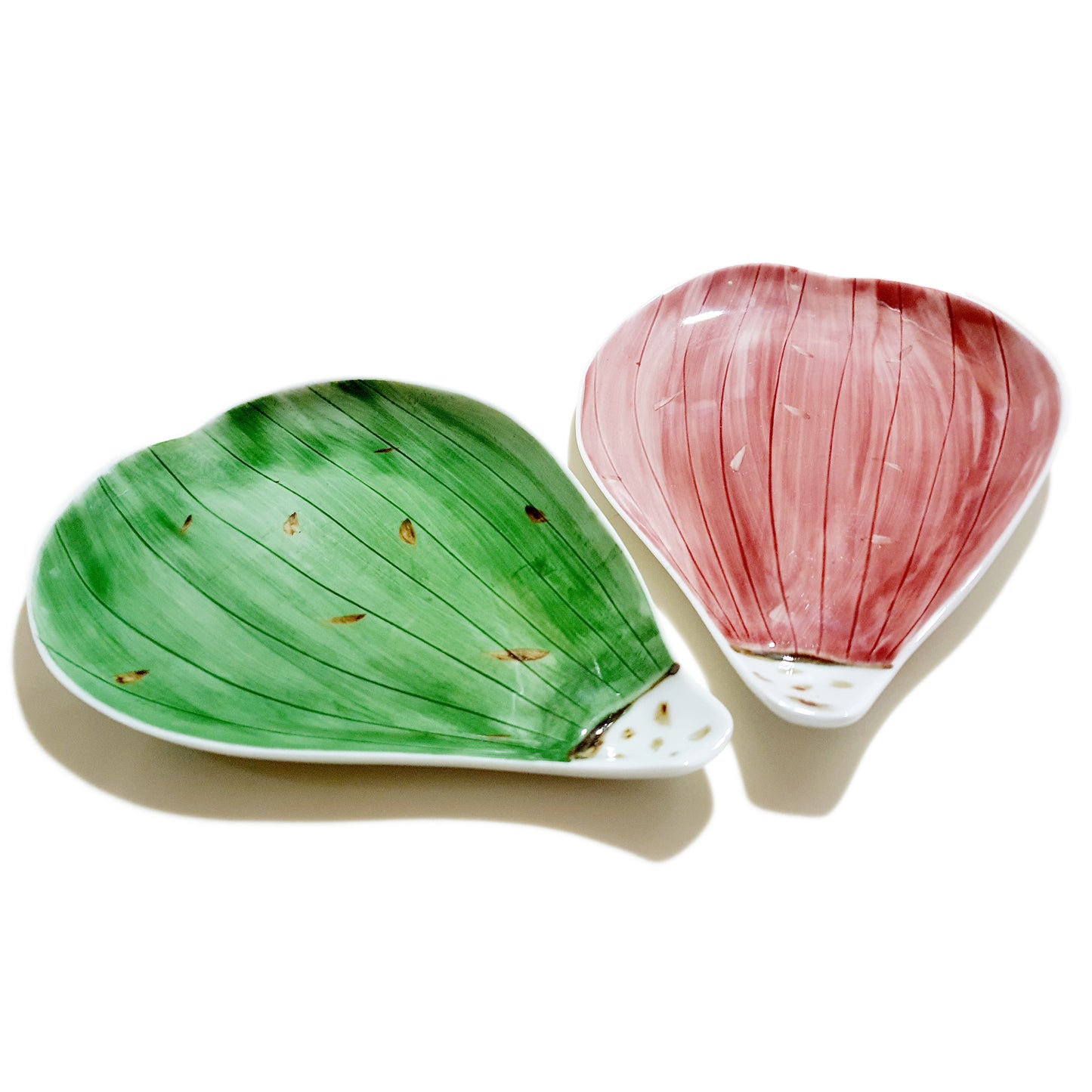 Flower Petal Appetizer Plate 255mm (Green)