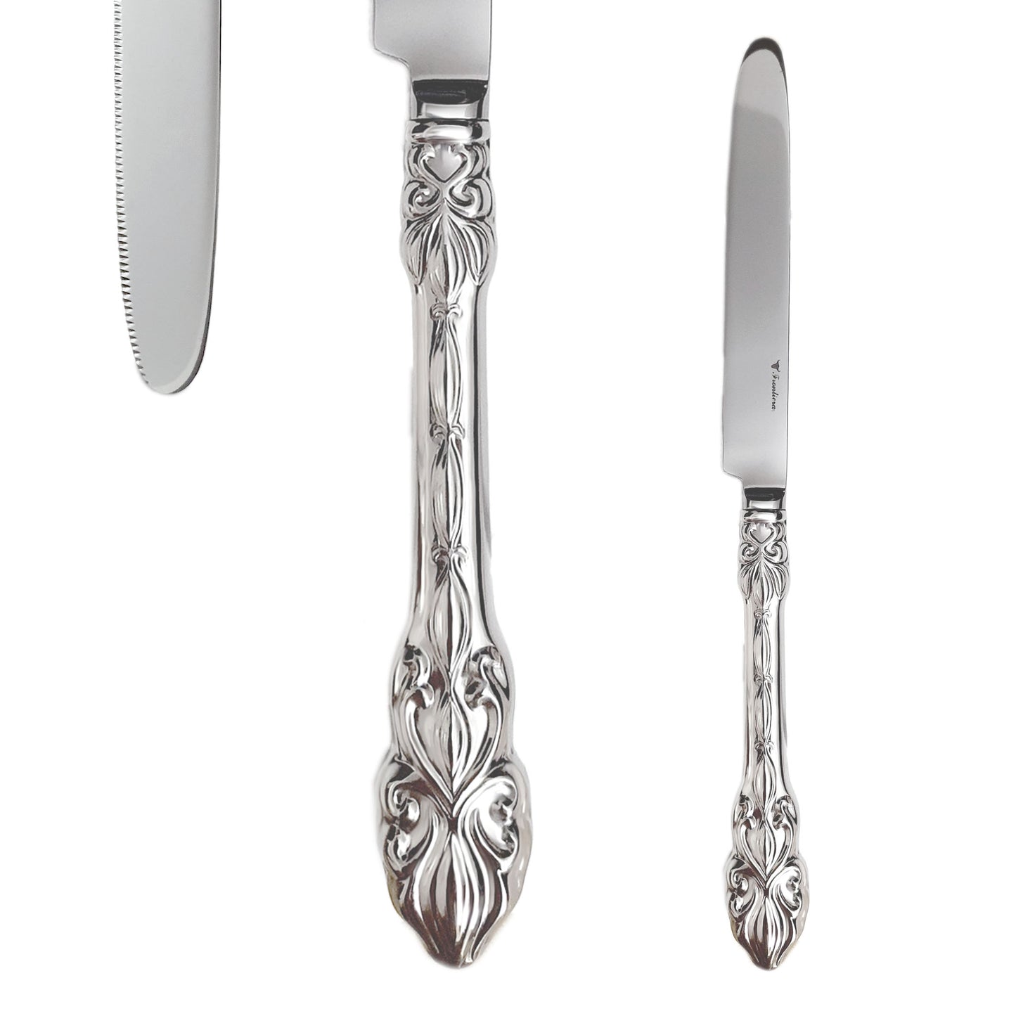 1+1 Rococo Table Knife (2P)